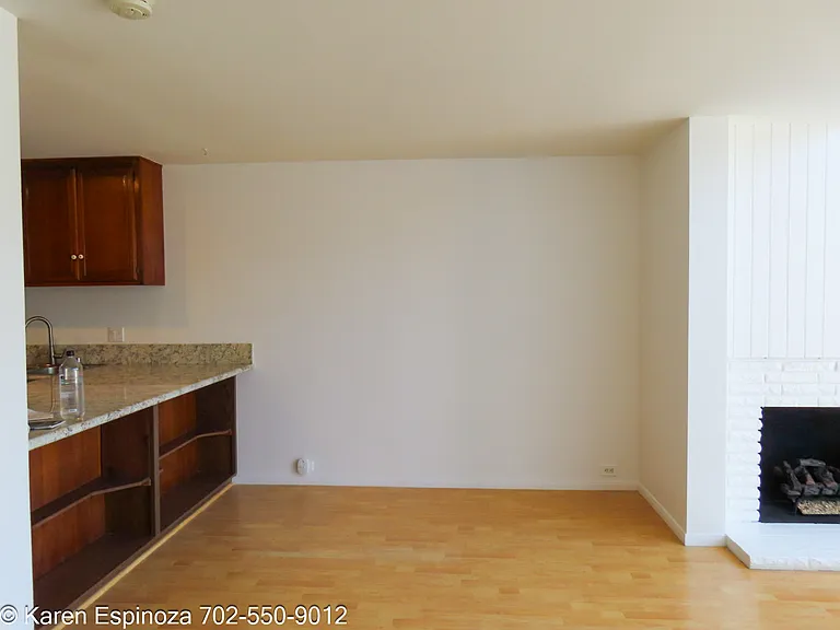 Dining are in front of kitchen