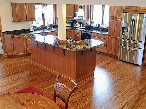 Kitchen open to family room
