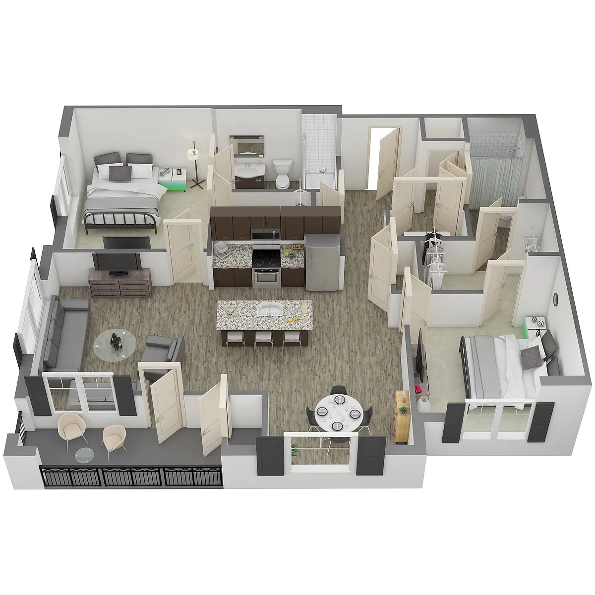 Floor plan Riverside