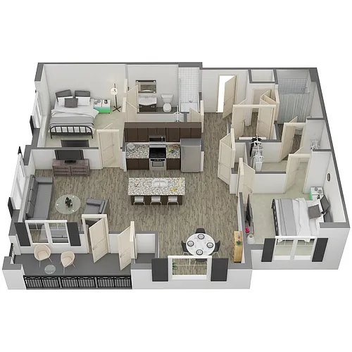 Floor plan Riverside