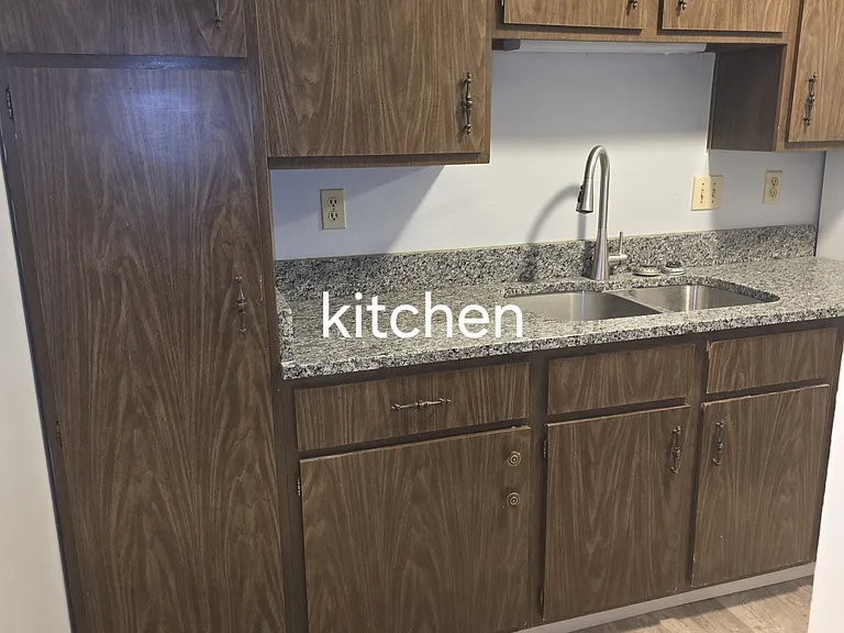 Kitchen, looking in from rear hallway