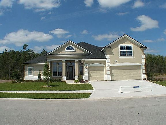 Full front with 3 car garage