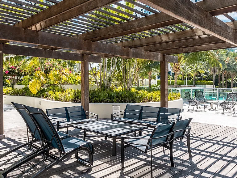 Relax by your pool in the afternoon