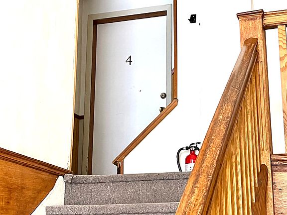 Stairs to apartment on Second floor