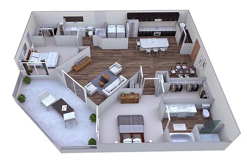 Floor plan B2a