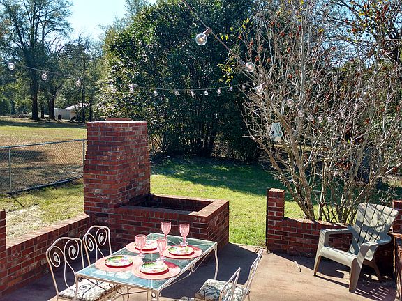 Brick Patio with Built in Pit