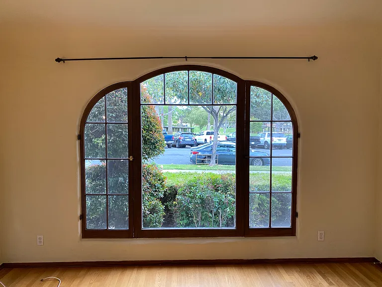 LIVING ROOM PICTURE AND FRENCH WINDOWS