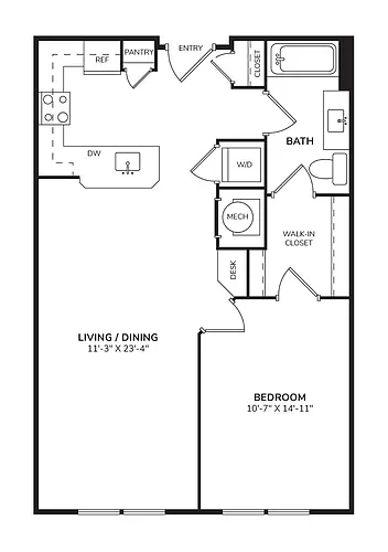 Floor plan A14