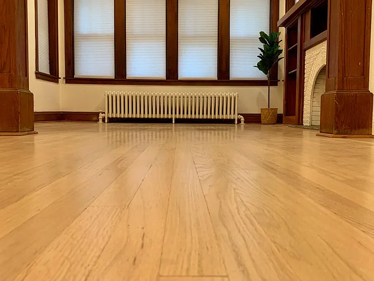Beautiful refinished hardwood floors