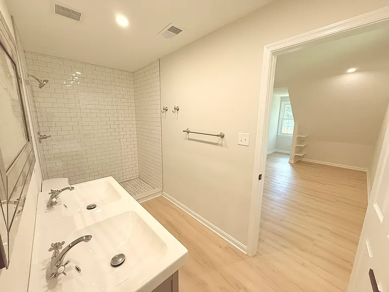 Upstairs master bathroom