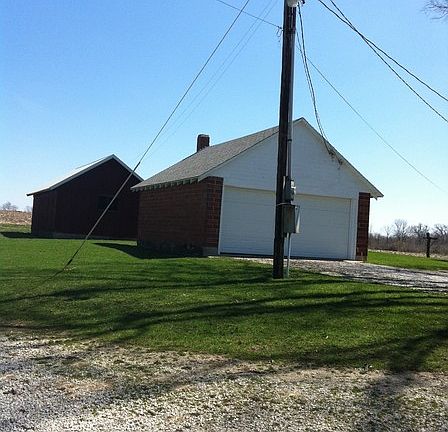Detached two-car garage