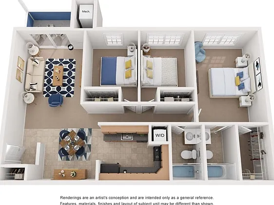 Mahogany | Three Bedroom Mahogany | Three Bedroom