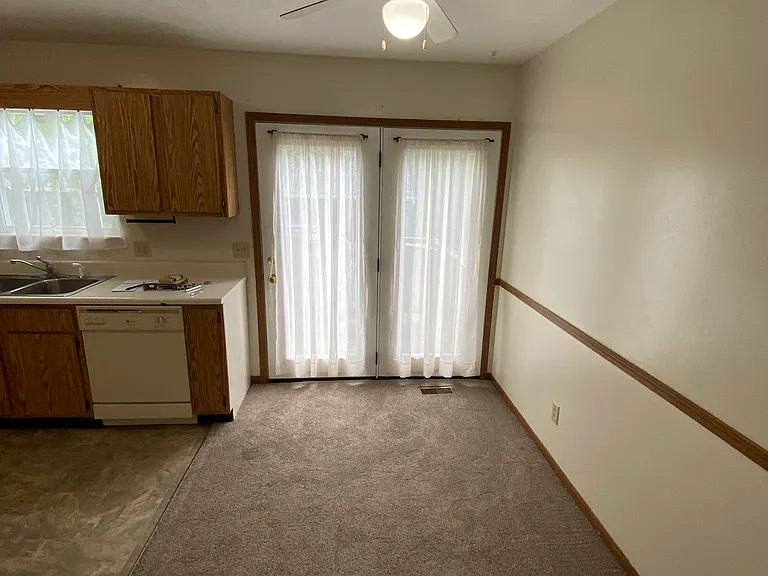 Dinning room. Back door.