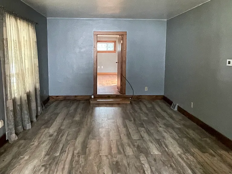Living room entrance to master bedroom on first floor