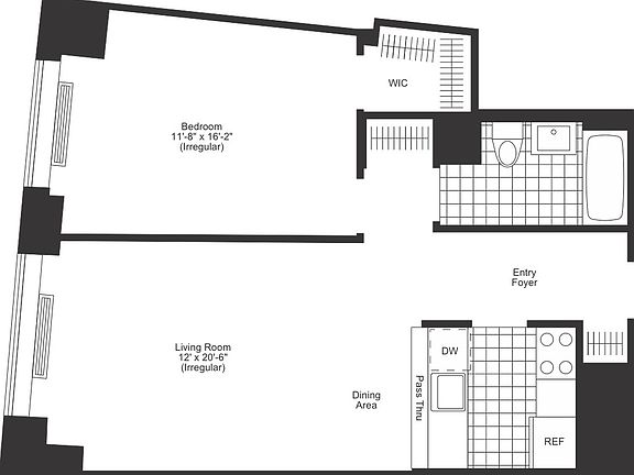 2nd image of 400 Chambers St APT 5E