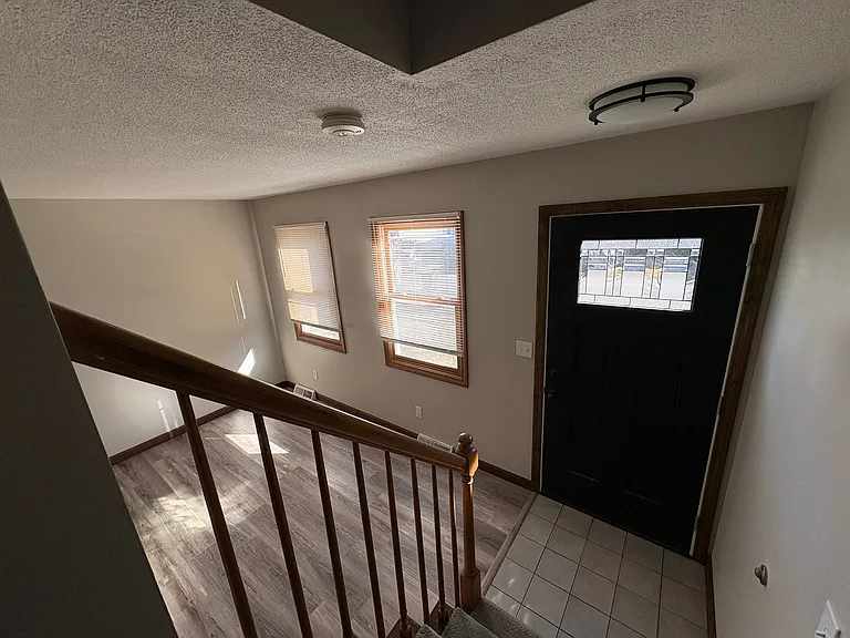 stairs to First floor living room