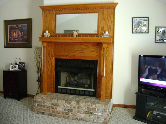 Fireplace in LR