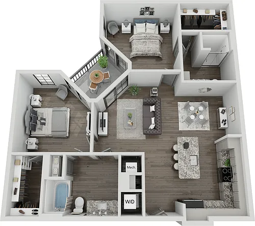 Floor plan B3