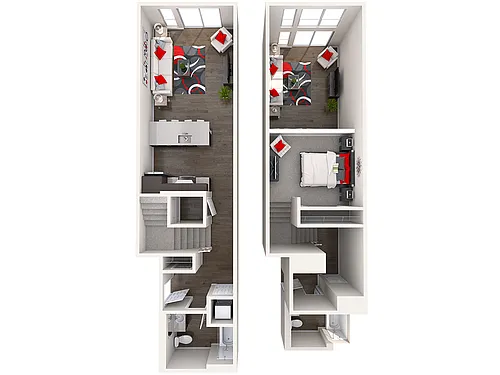 Floor plan AL3 (0x1) Loft