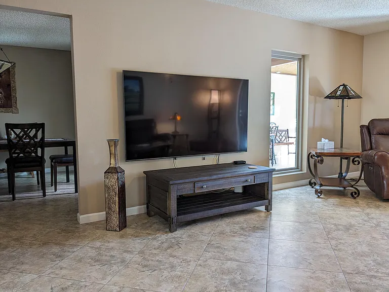 New 75" smart TV