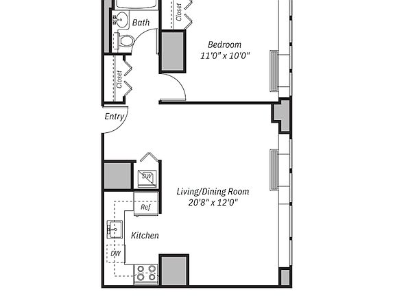 2nd image of 229 Chrystie St #1413-1