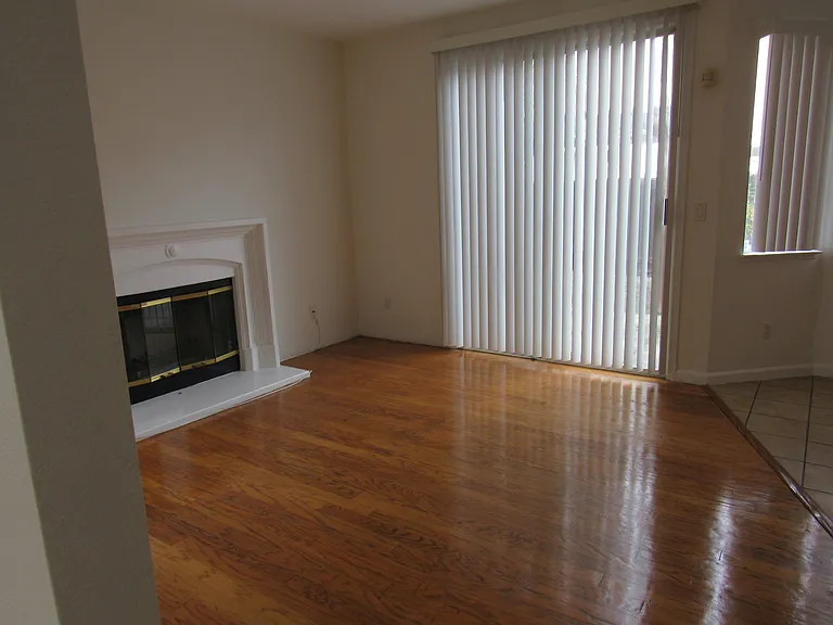 Family room with fireplace