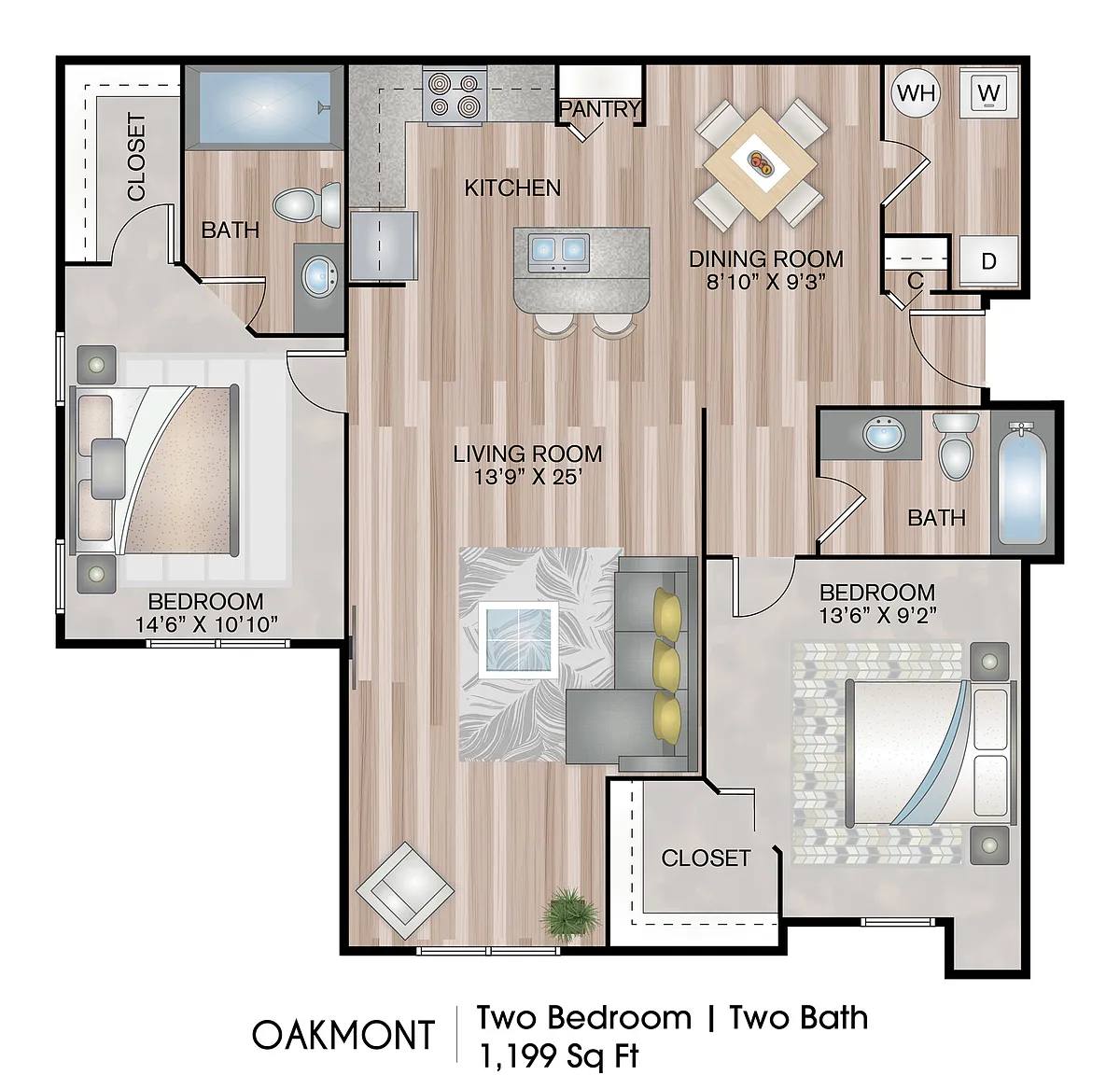 Floor plan OAKMONT