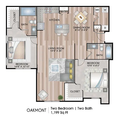 Floor plan OAKMONT