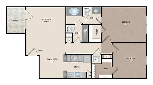 Floor plan B2