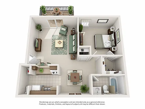 Floor plan Carson Luxe