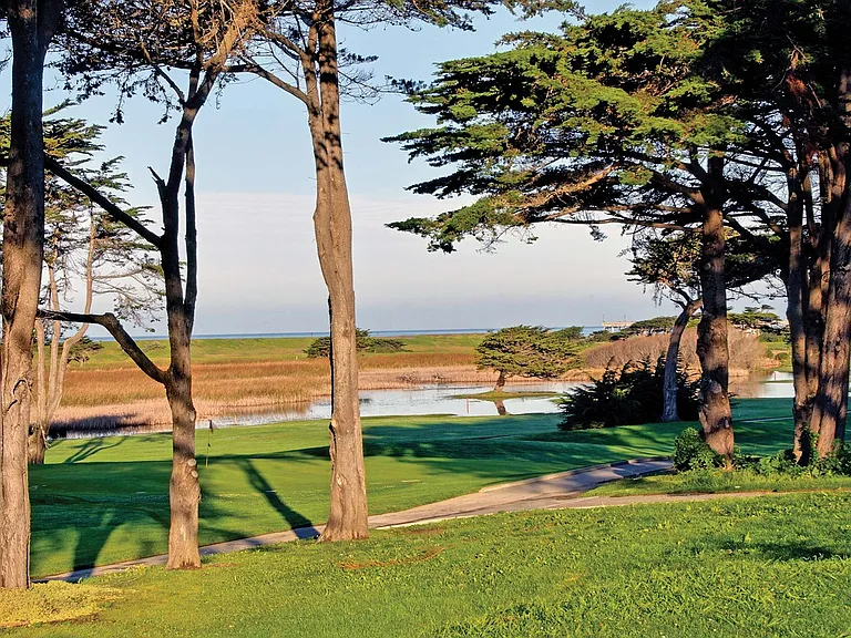 Nearby Sharp Park Golf Course