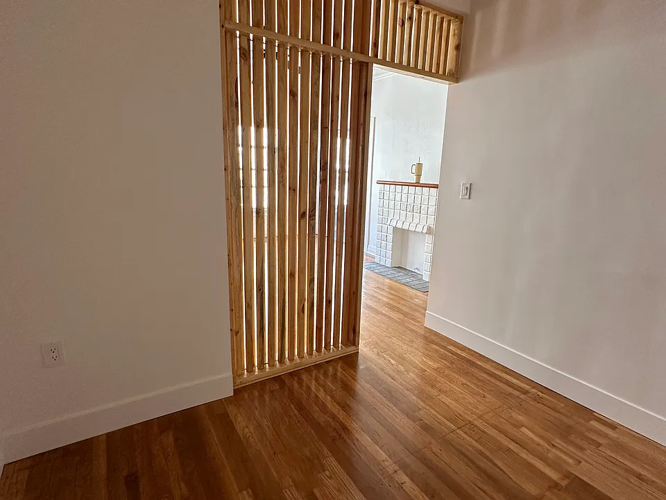 View from inside the bedroom.