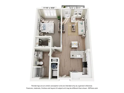 Floor plan A2 - Navy