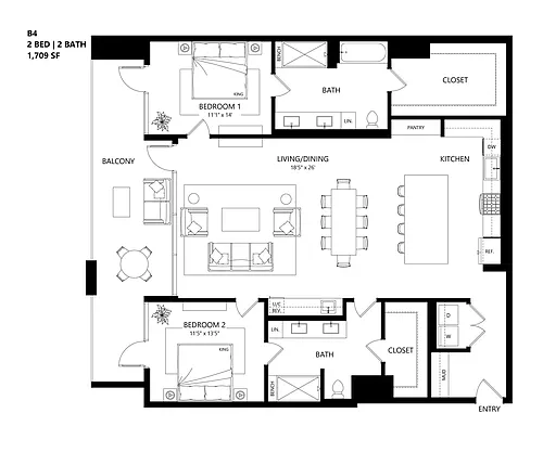 Floor plan B4