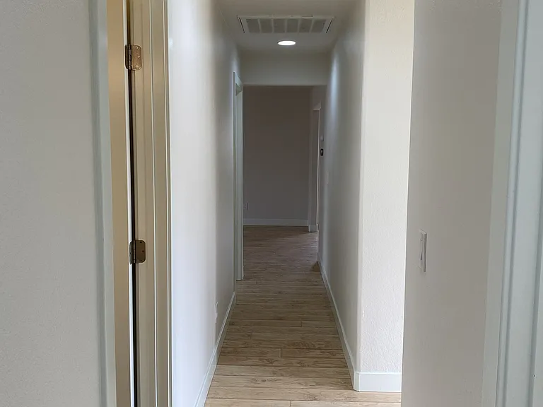hallway toward master/kitchen/living room