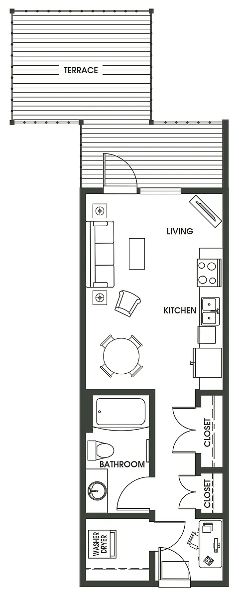 Floor plan Studio S3