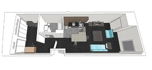 Floor plan Village 3 Studio