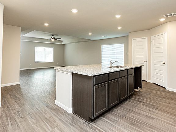 Entry to Kitchen and Family Room
