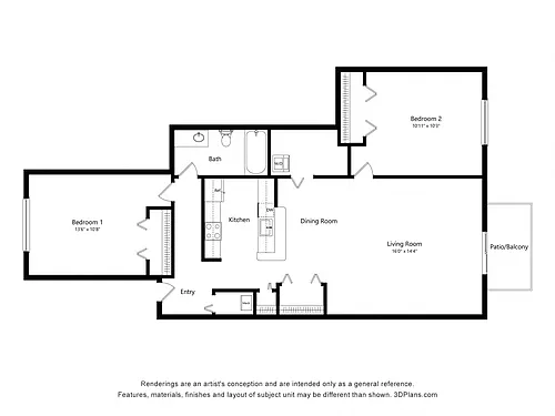 Floor plan Azalea