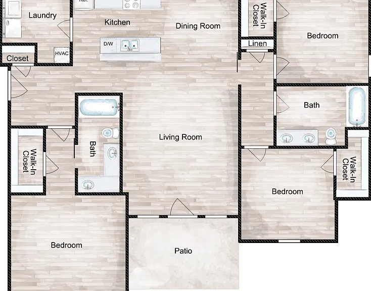 Hudson Floorplan Diagram