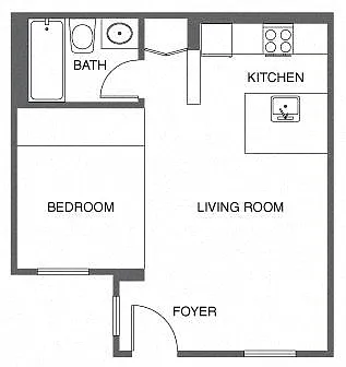 Floor plan Studio