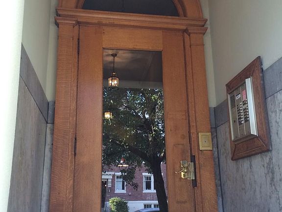 Oak and Marble Custom Entry