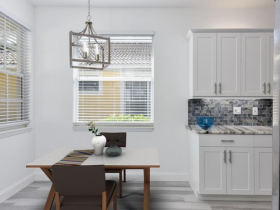 Virtually staged eat-in