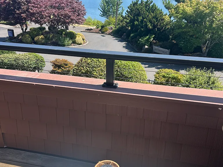 View from the patio off the main suite