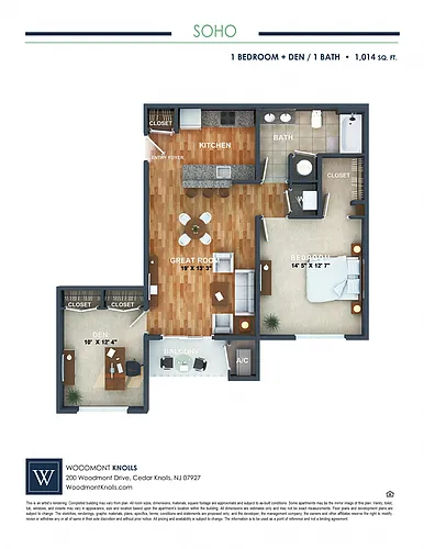 Floor plan Soho