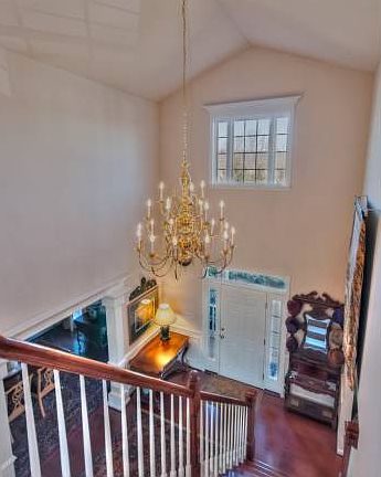 View of foyer from 2nd fl