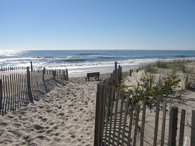 Beach on street