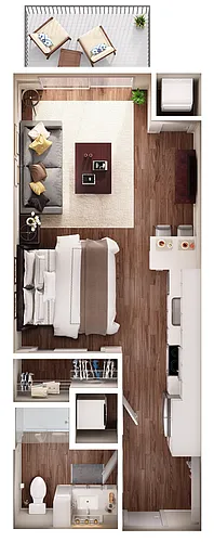 Floor plan Cornell