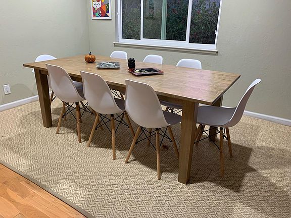 Dining area- natural light open concept living