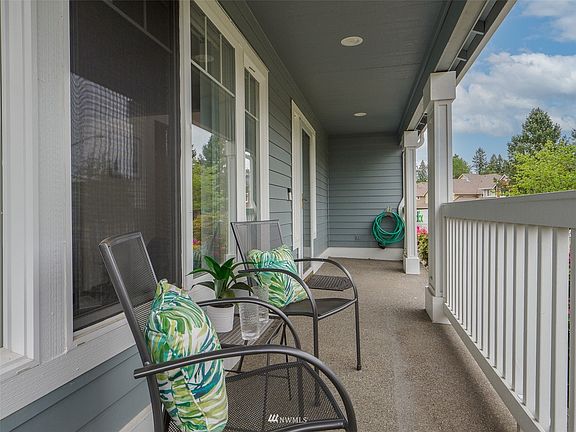 Enjoy sunrise with a warm beverage or conversations with neighbors in the shade on warm summer evenings.  Yes, the sun will be back.